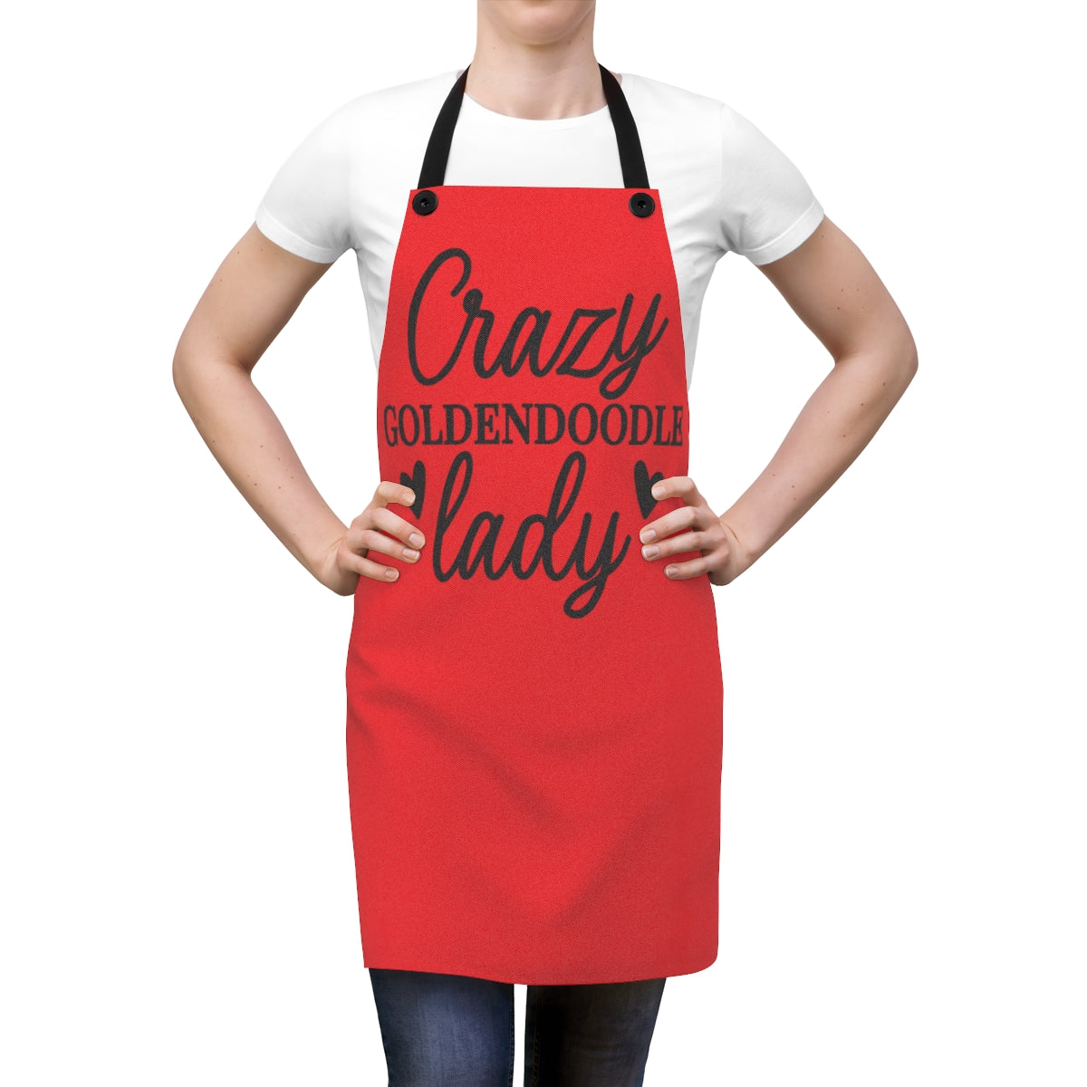 Crazy Goldendoodle Lady Apron – Fun Gift for Goldendoodle Moms