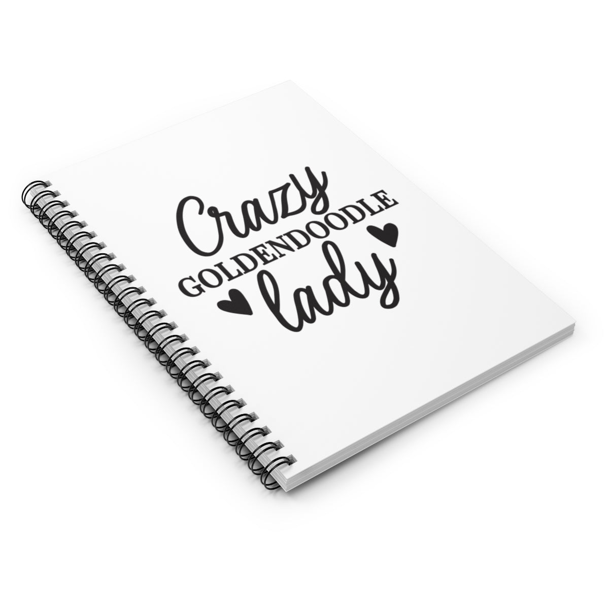 Crazy Goldendoodle Lady Notebook – Gift for Doodle Dog Lovers