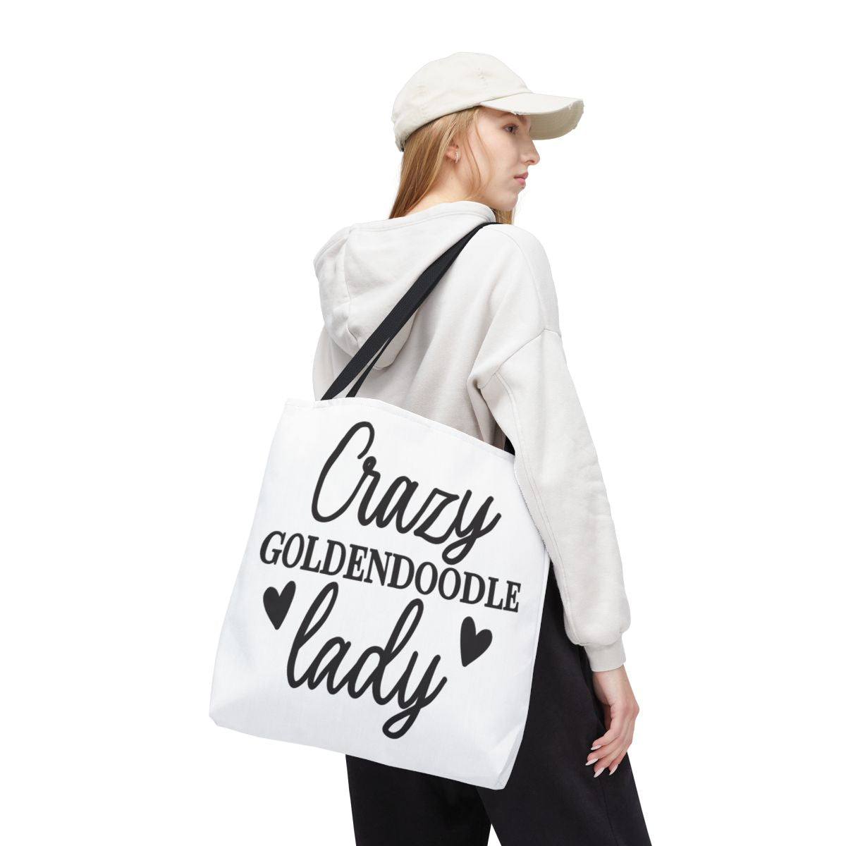 Crazy Goldendoodle Lady Tote Bag – Cute Gift for Dog Moms