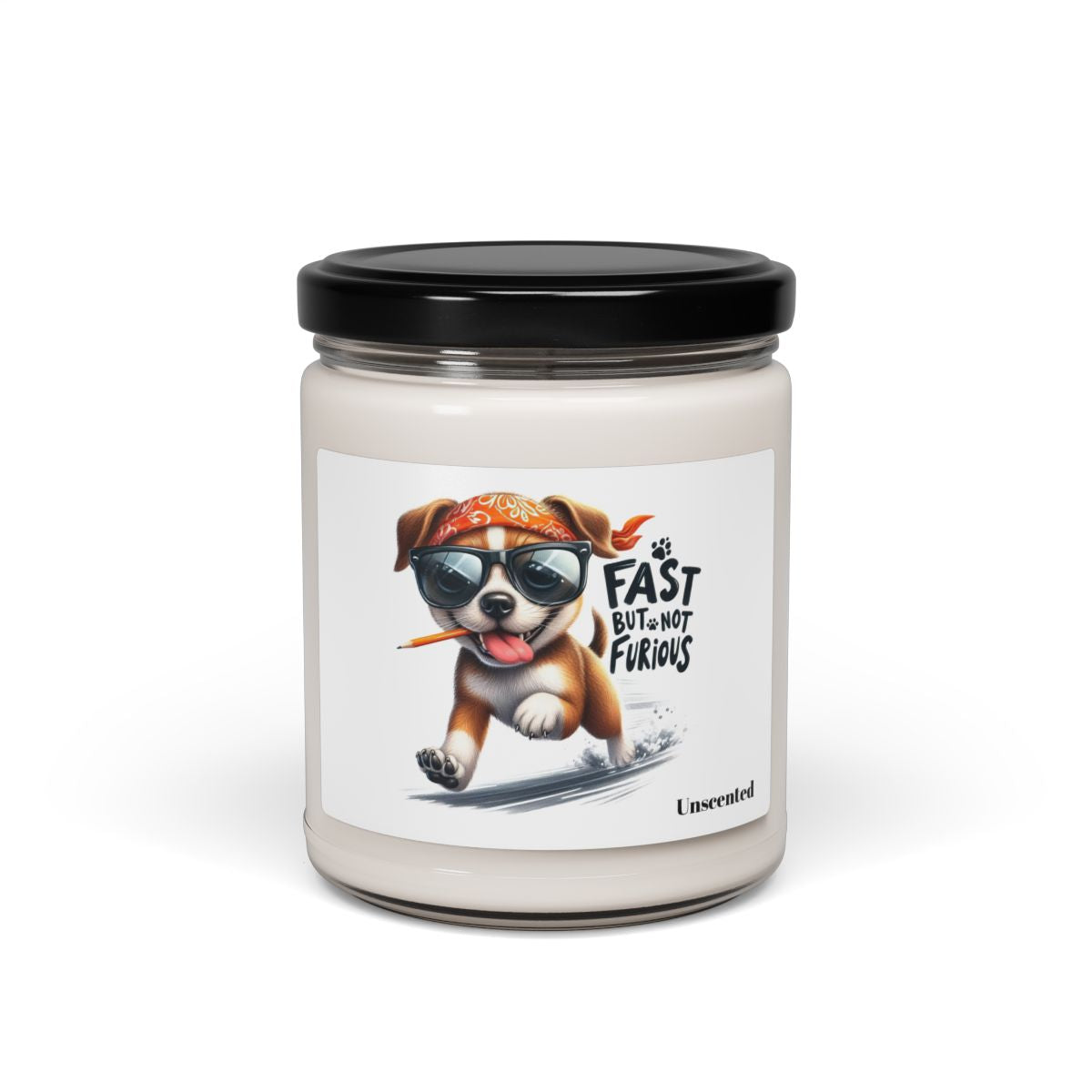 Fast But Not Furious Scented Soy Candle – Funny Shih Tzu Dog Gift