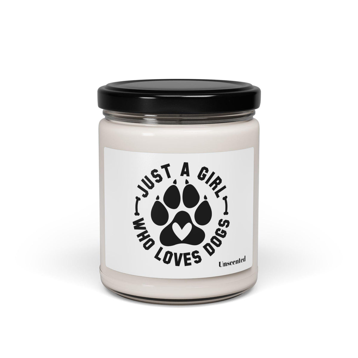 Just a Girl Who Loves Dogs Candle