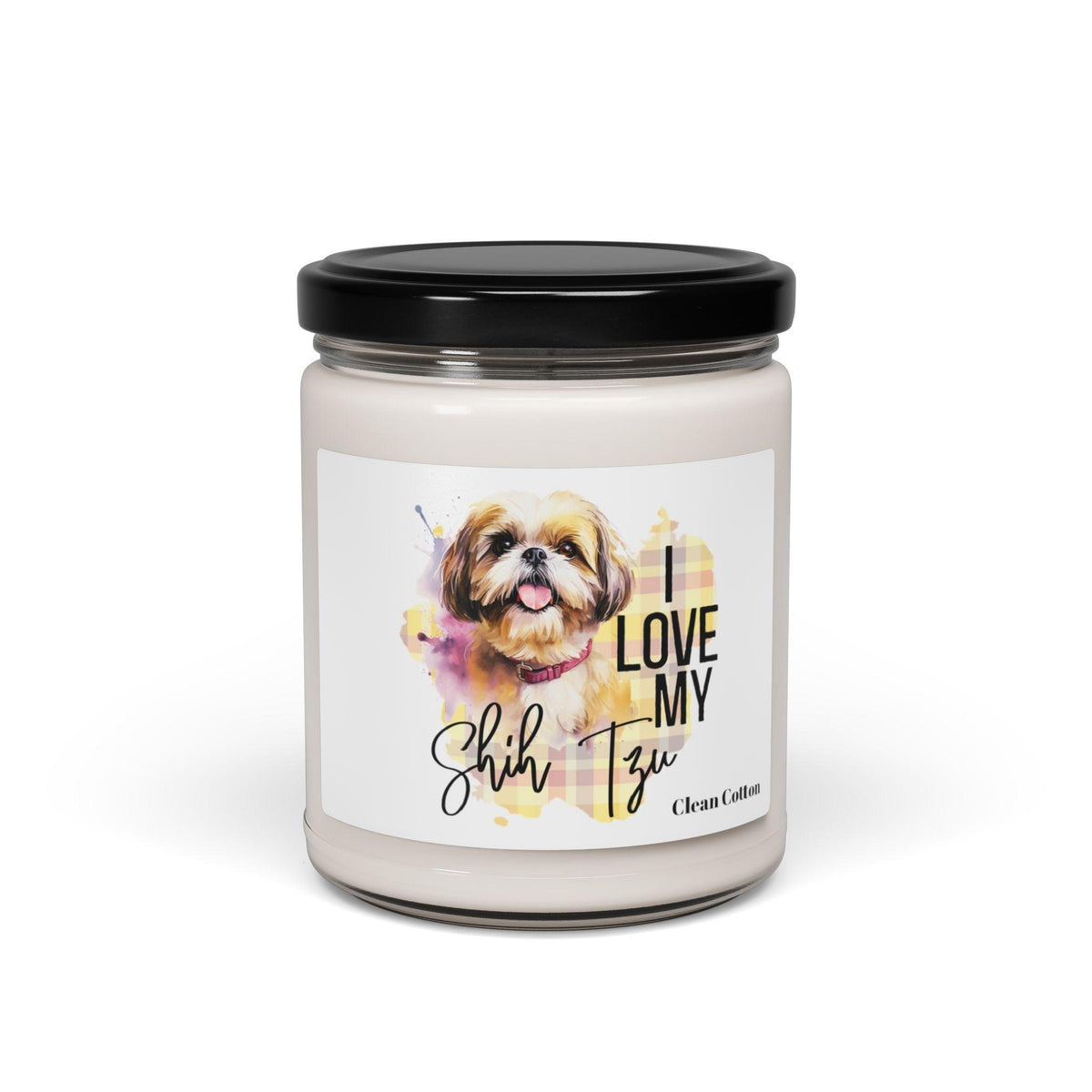I Love My Shih Tzu Scented Soy Candle 9oz - Shih Tzu Gifts