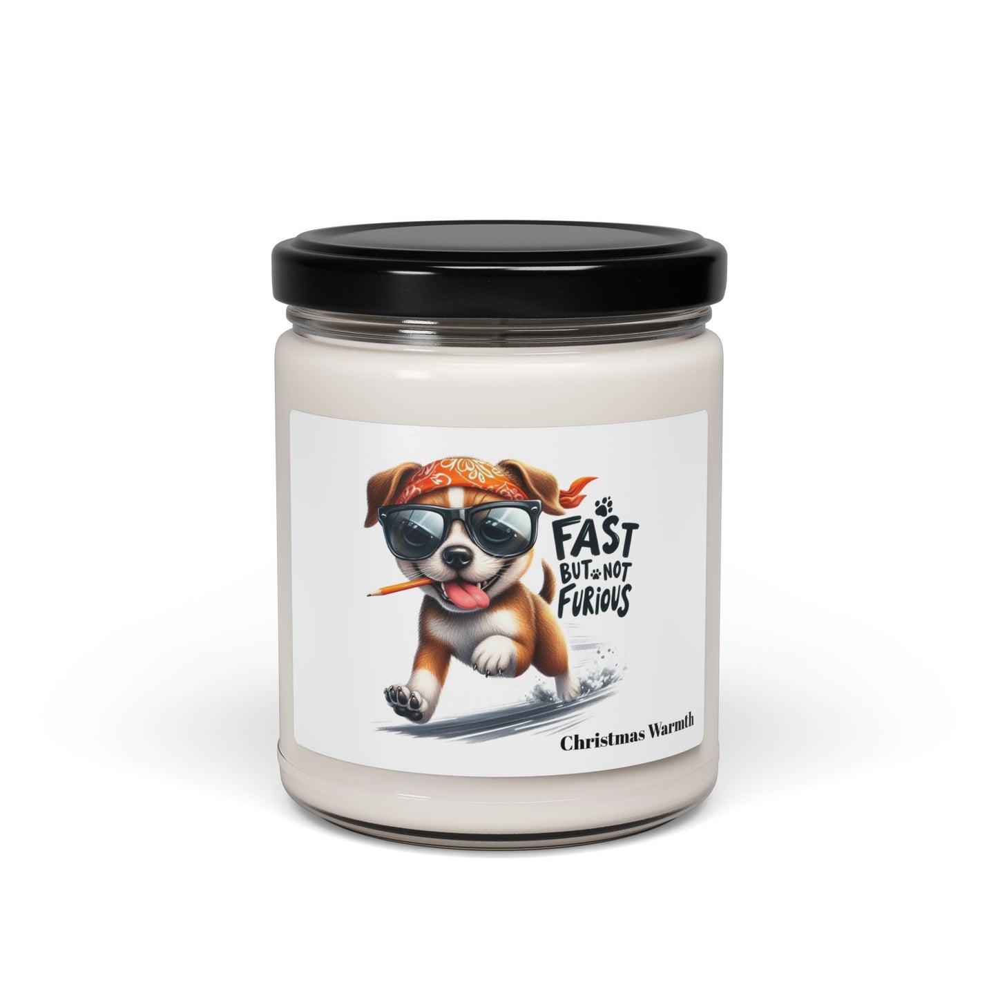 Fast But Not Furious Scented Soy Candle – Funny Shih Tzu Dog Gift