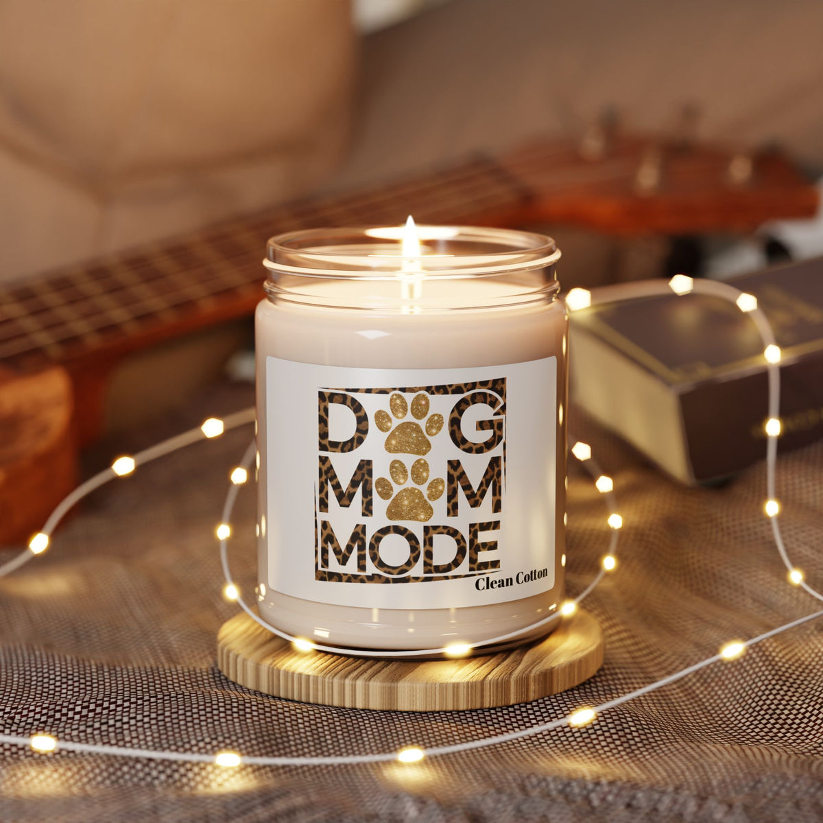 Dog Mom Mode Scented Soy Candle – Cute Gift for Shih Tzu Lovers