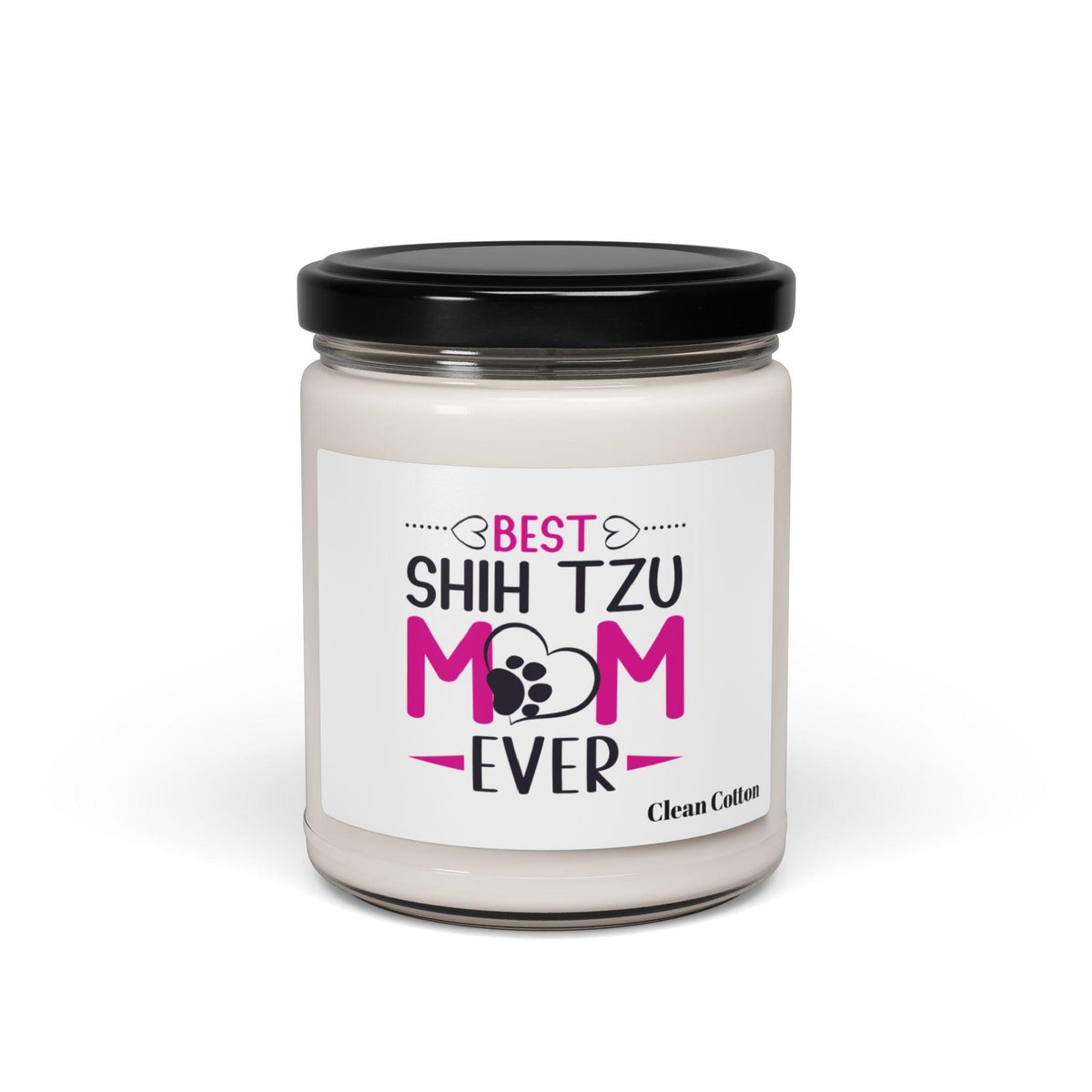 Best Shih Tzu Mom Ever Scented Soy Candle - Shih Tzu Gifts