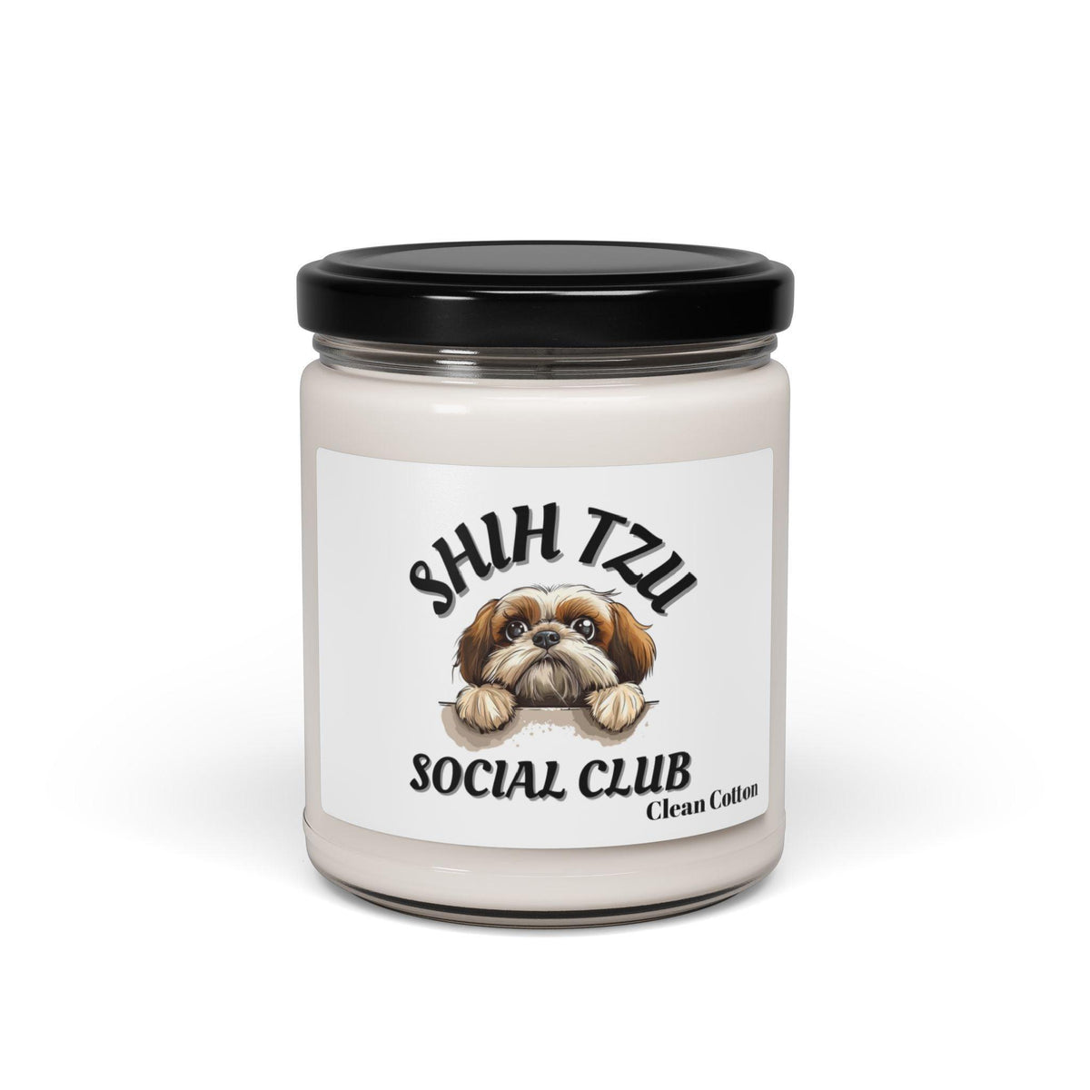 Shih Tzu Social Club Scented Soy Candle - Shih Tzu Gifts