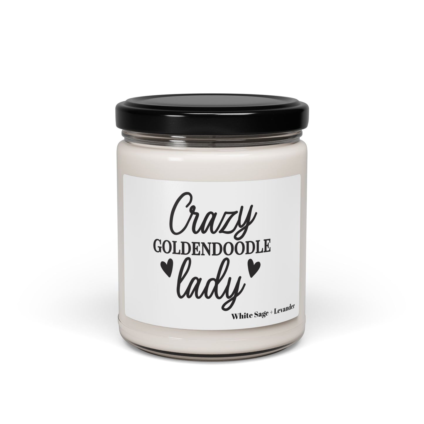 Crazy Goldendoodle Lady Scented Soy Candle – Gift for Dog Lovers