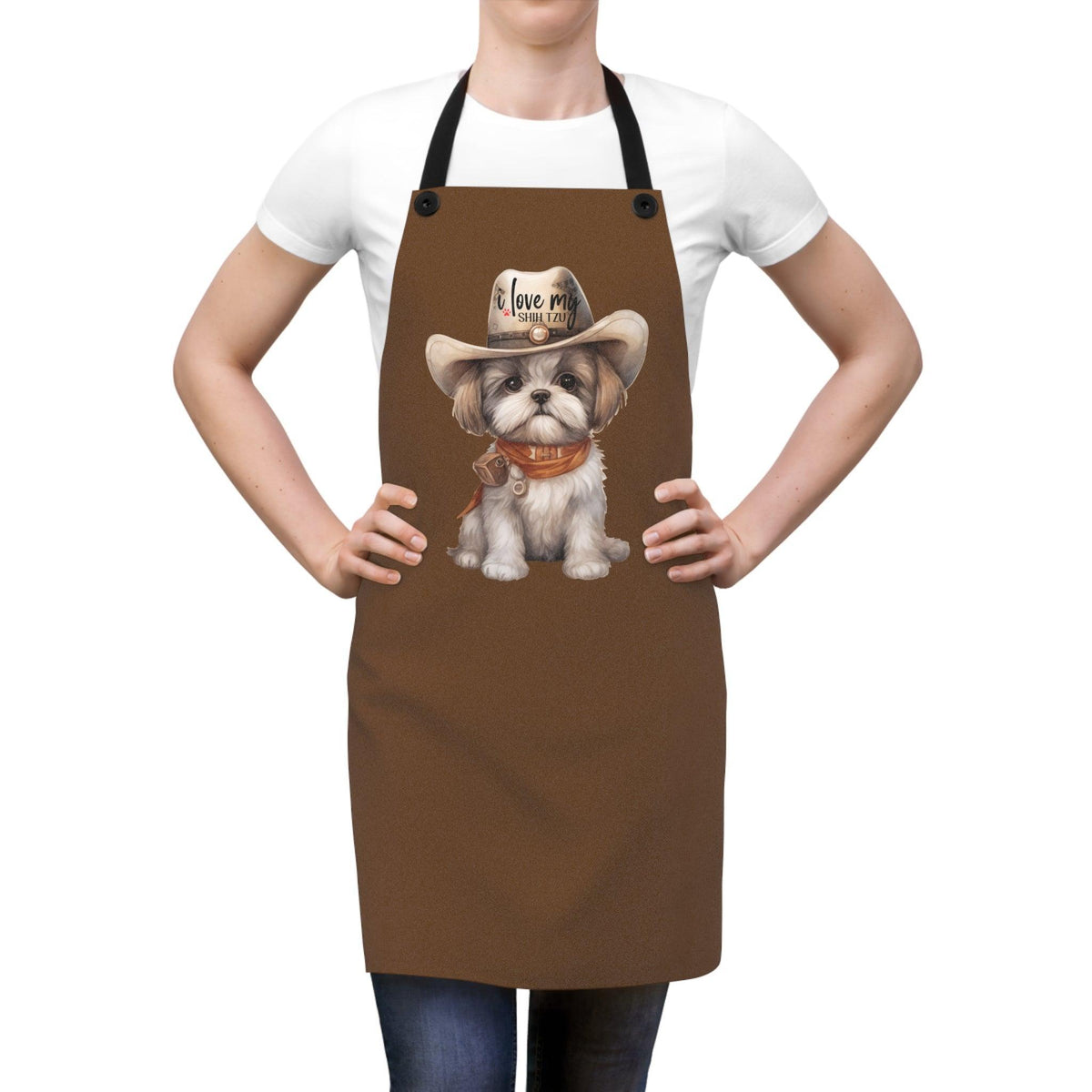 Cowboy Shih Tzu Apron - Shih Tzu Gifts