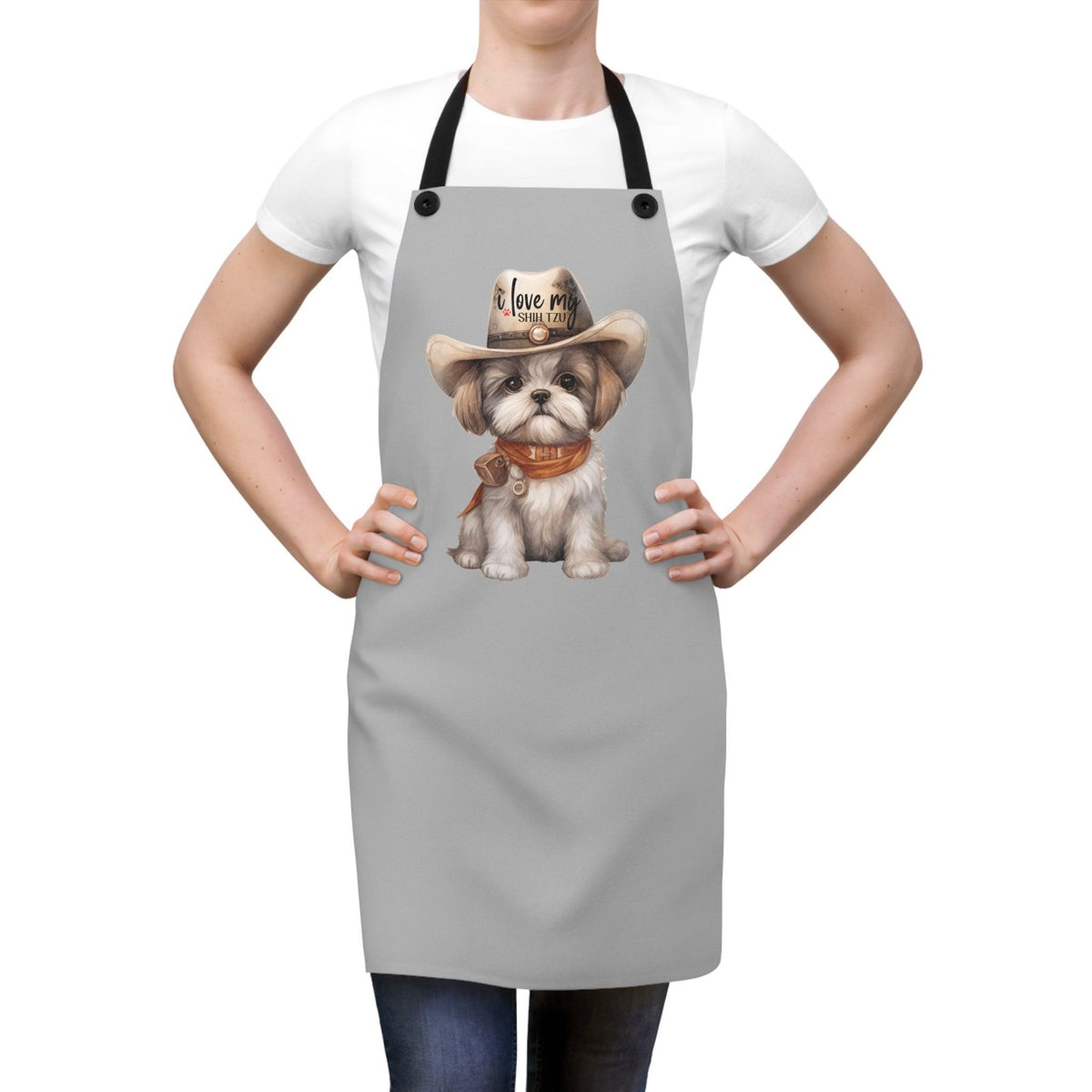 Cowboy Shih Tzu Apron - Shih Tzu Gifts