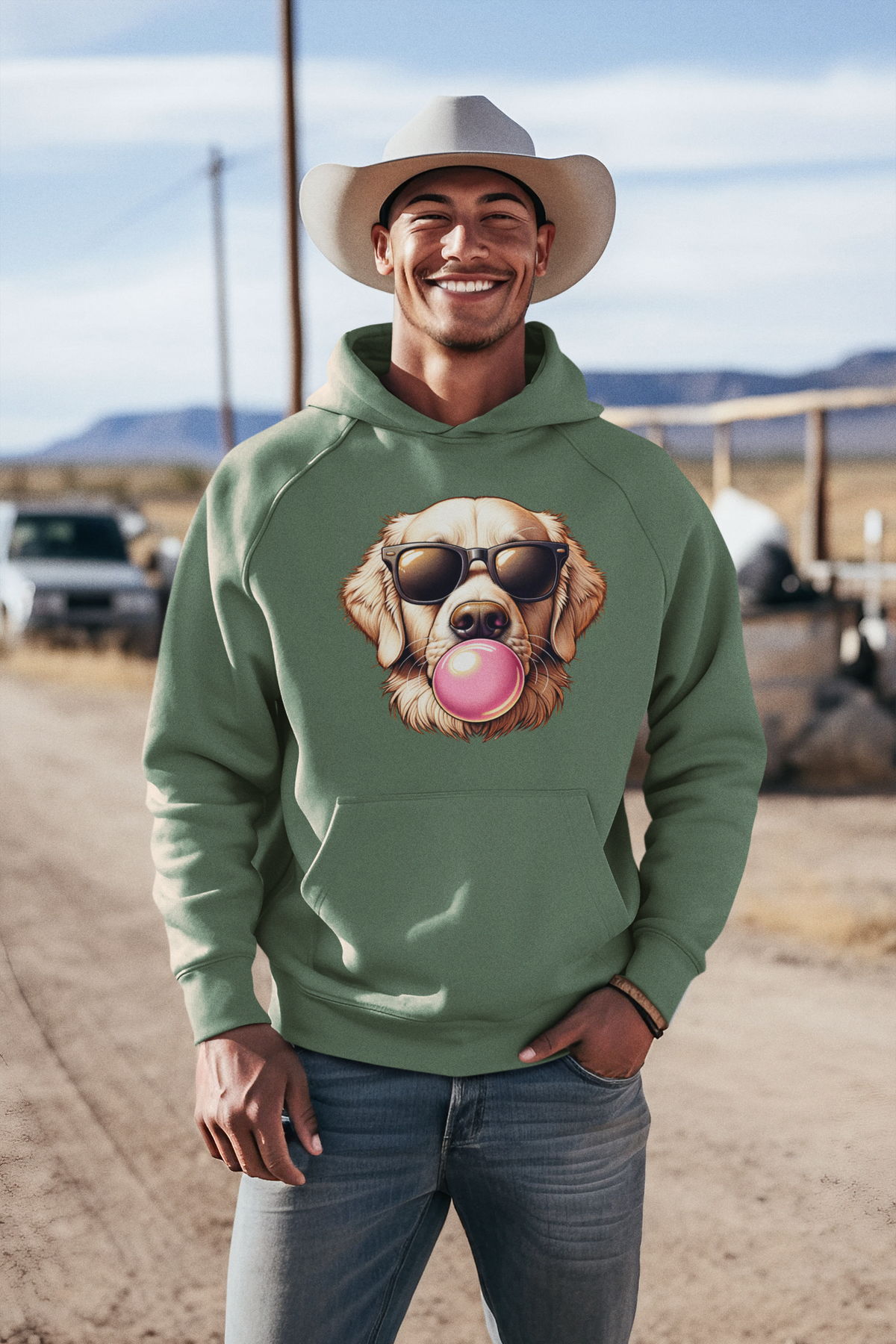 Golden-with-Gum-Unisex Heavy Blend™ Hooded Sweatshirt