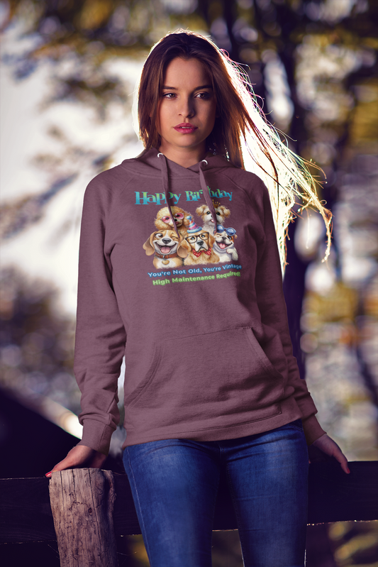 Funny Dog Birthday Hoodie – You’re Not Old, You’re Vintage Gift