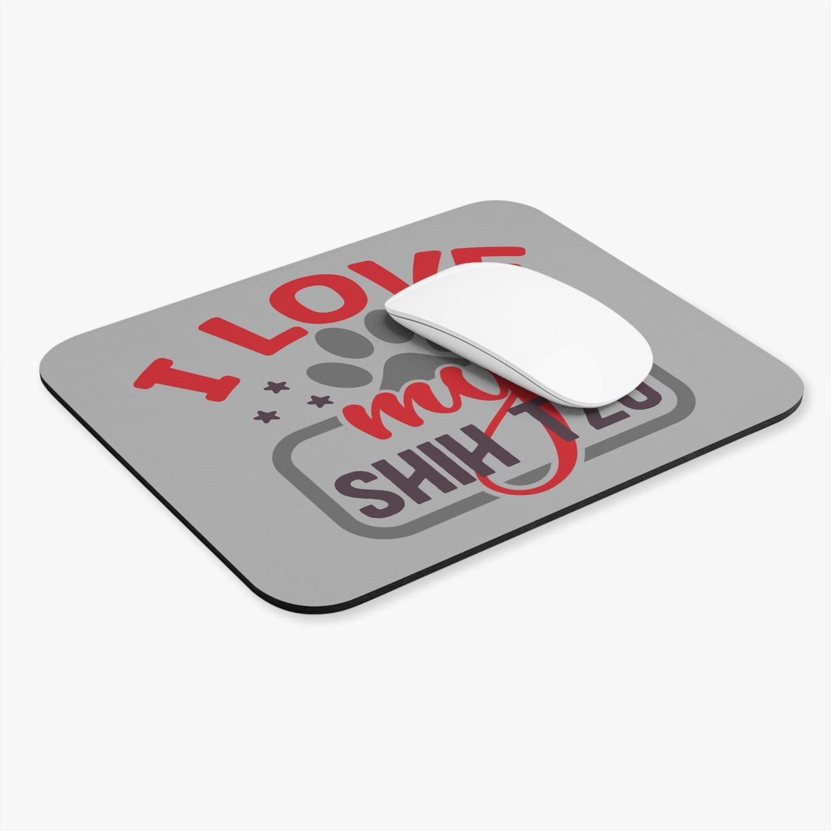 I Love My Shih Tzu Mouse Pad - Shih Tzu Gifts