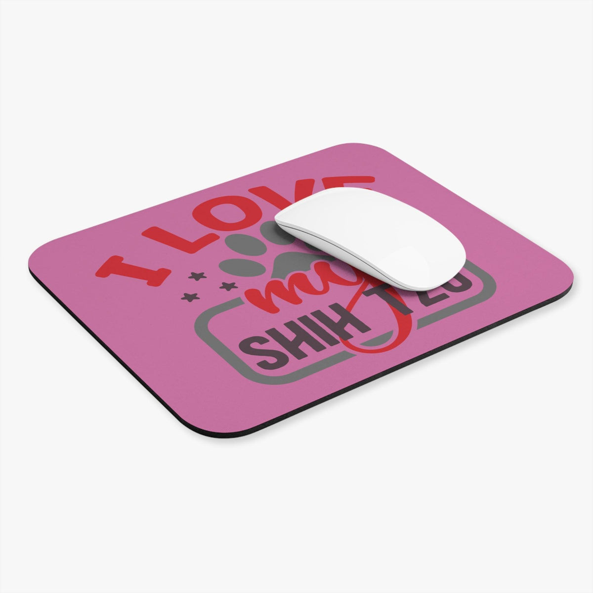I Love My Shih Tzu Mouse Pad - Shih Tzu Gifts