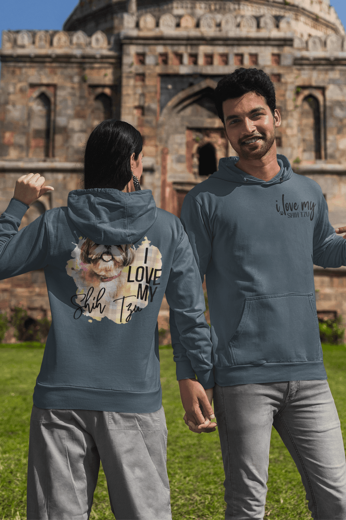 I Love My Shih Tzu Hooded Sweatshirt - Shih Tzu Gifts