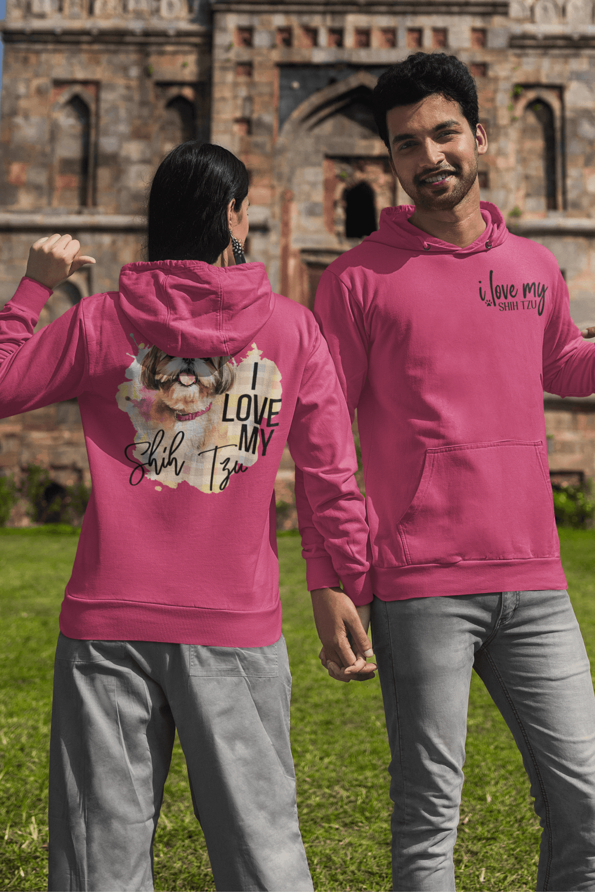 I Love My Shih Tzu Hooded Sweatshirt - Shih Tzu Gifts