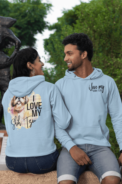 I Love My Shih Tzu Hooded Sweatshirt - Shih Tzu Gifts