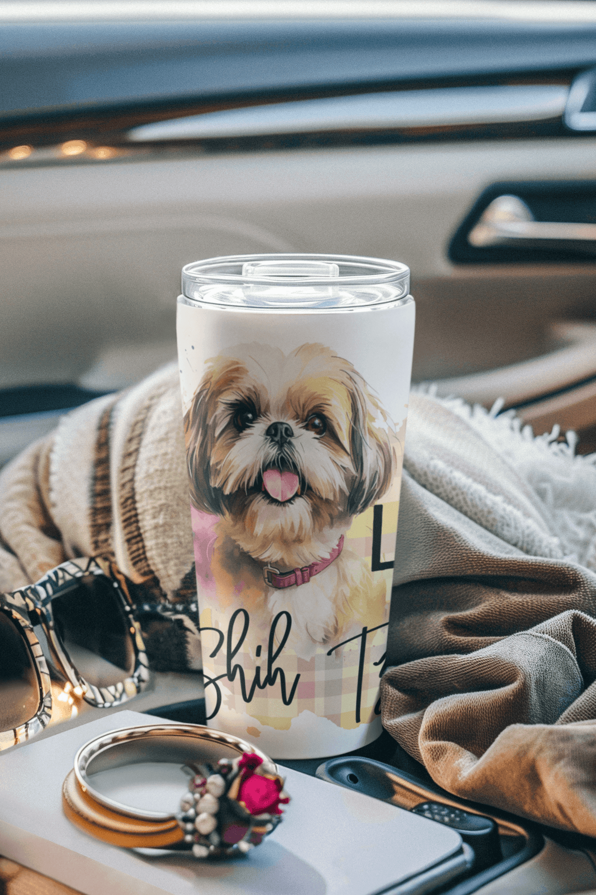 I Love My Shih Tzu Tumbler - Shih Tzu Gifts