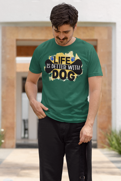 Life Is Better With a Dog T-Shirt – Cute Gift for Dog & Shih Tzu Lovers
