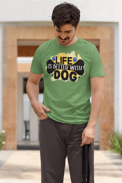 Life Is Better With a Dog T-Shirt – Cute Gift for Dog & Shih Tzu Lovers