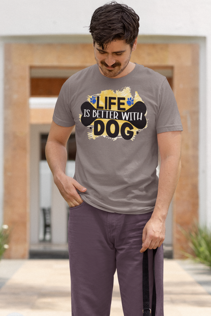Life Is Better With a Dog T-Shirt – Cute Gift for Dog & Shih Tzu Lovers