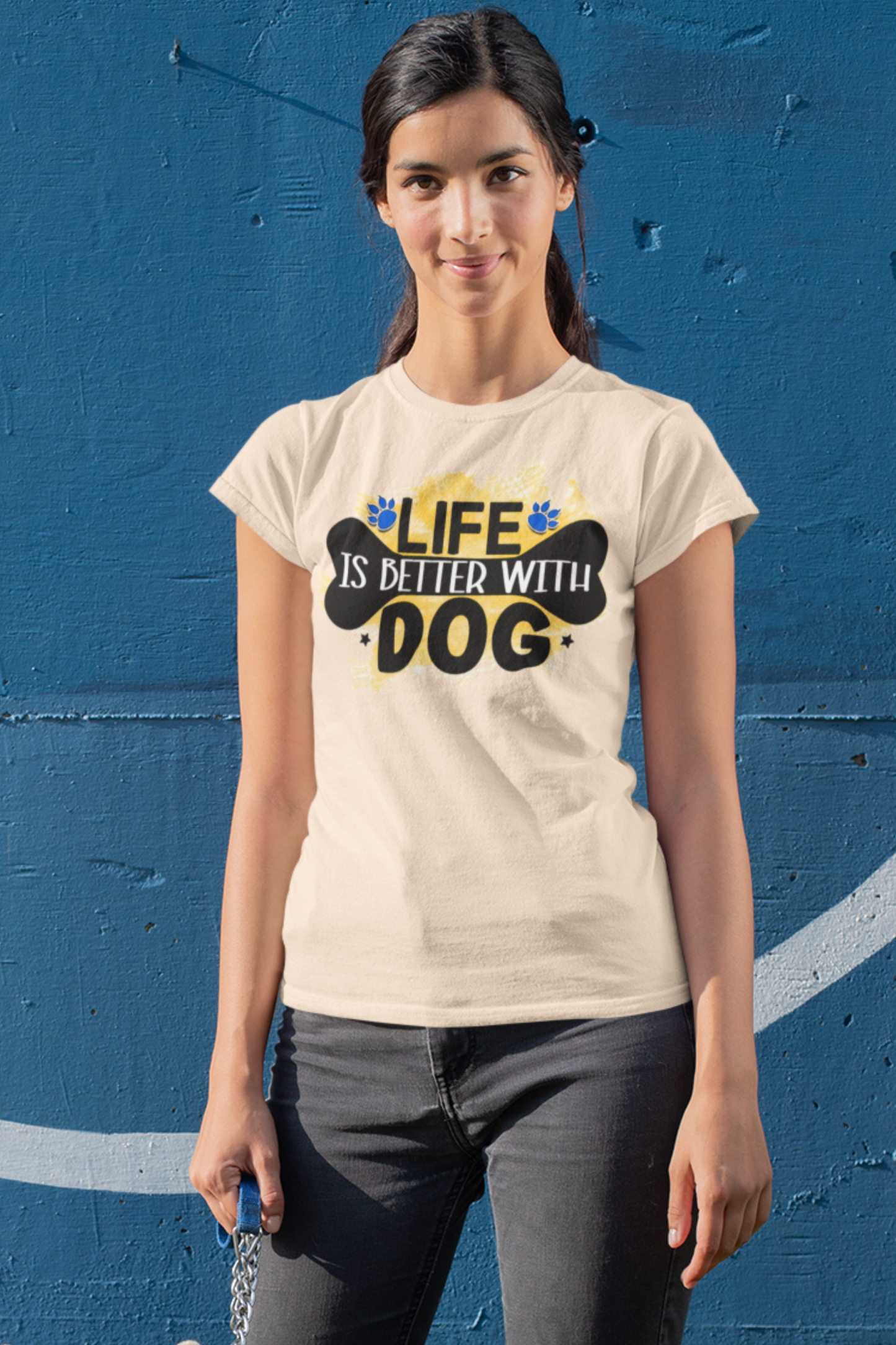 Life Is Better With a Dog T-Shirt – Cute Gift for Dog & Shih Tzu Lovers
