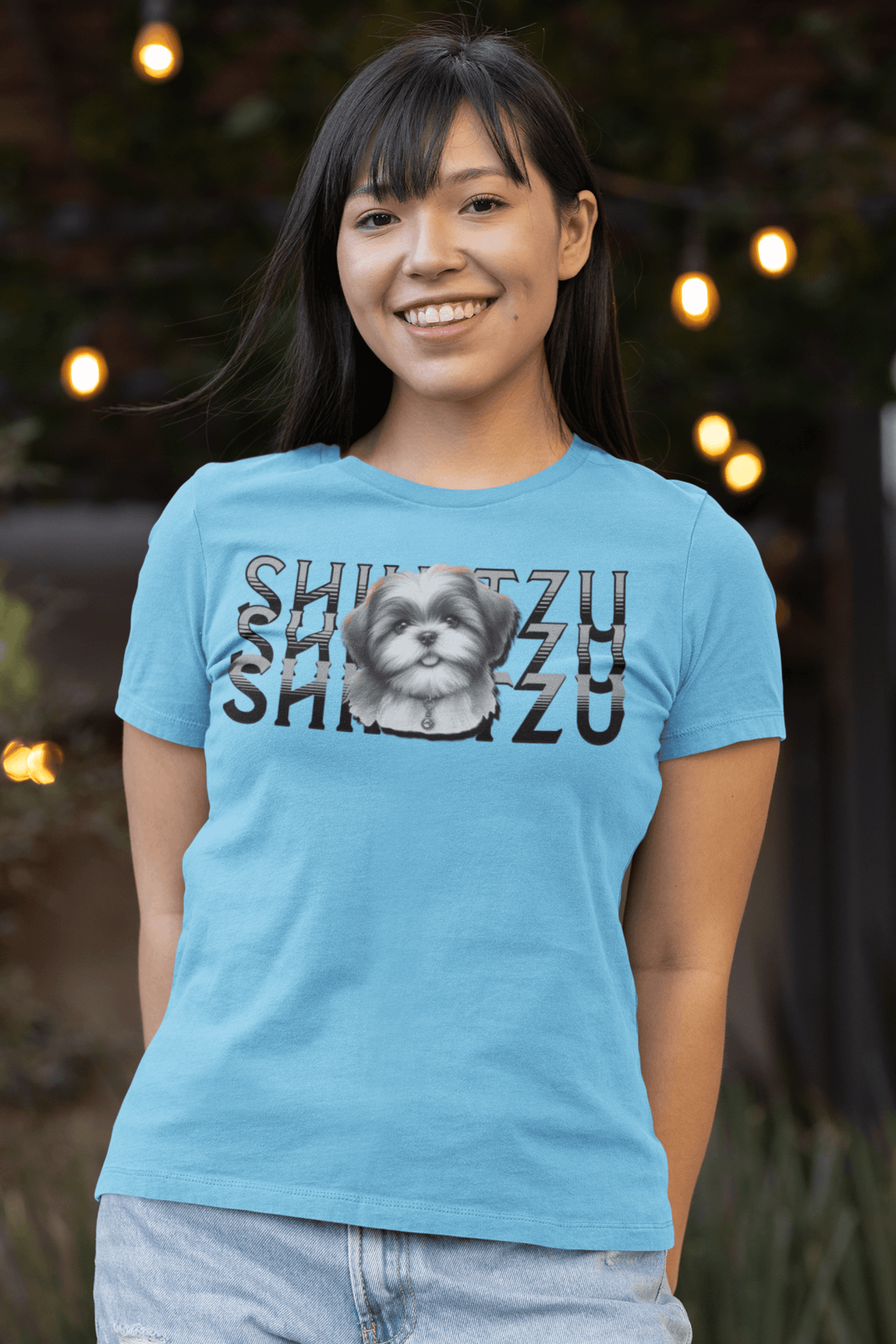 Shih Tzu Stack T-Shirt – Cute Gift for Shih Tzu Lovers & Dog Moms