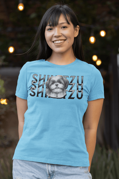 Shih Tzu Stack T-Shirt – Cute Gift for Shih Tzu Lovers & Dog Moms