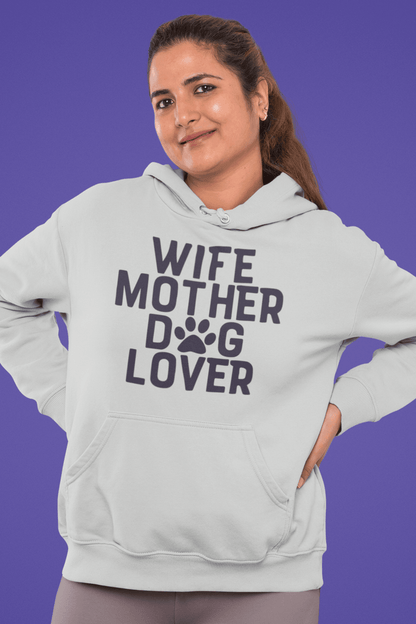 Wife Mother Dog Lover Hooded Sweatshirt - Shih Tzu Gifts