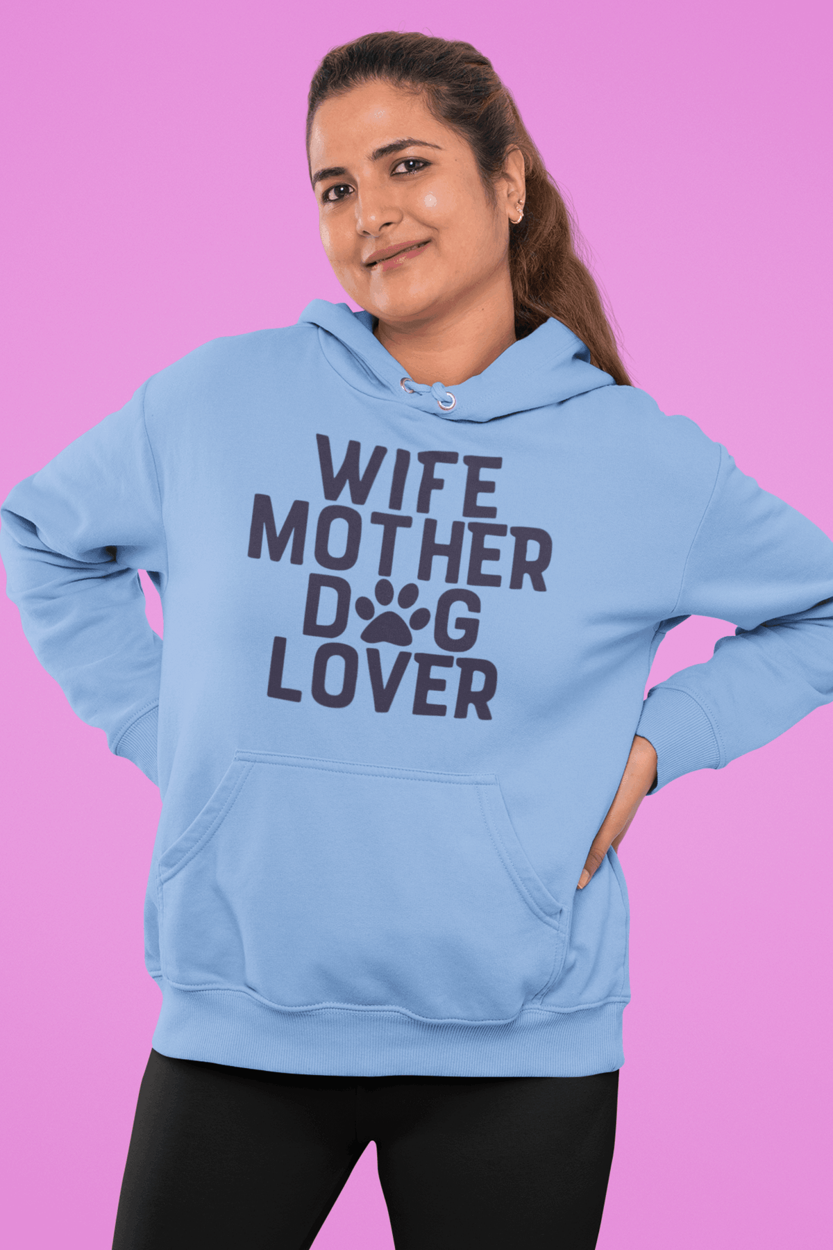 Wife Mother Dog Lover Hooded Sweatshirt - Shih Tzu Gifts