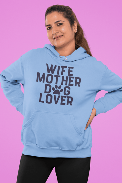 Wife Mother Dog Lover Hooded Sweatshirt - Shih Tzu Gifts
