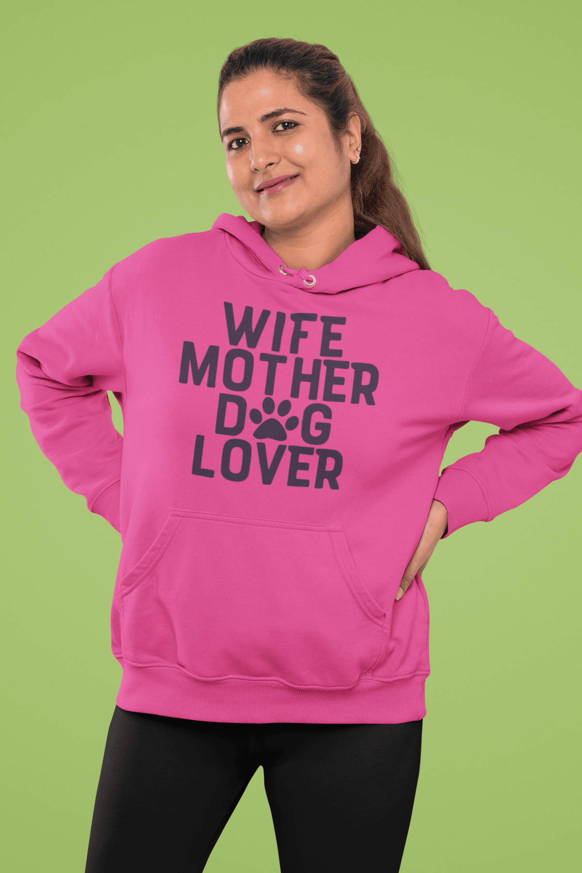 Wife Mother Dog Lover Hooded Sweatshirt - Shih Tzu Gifts