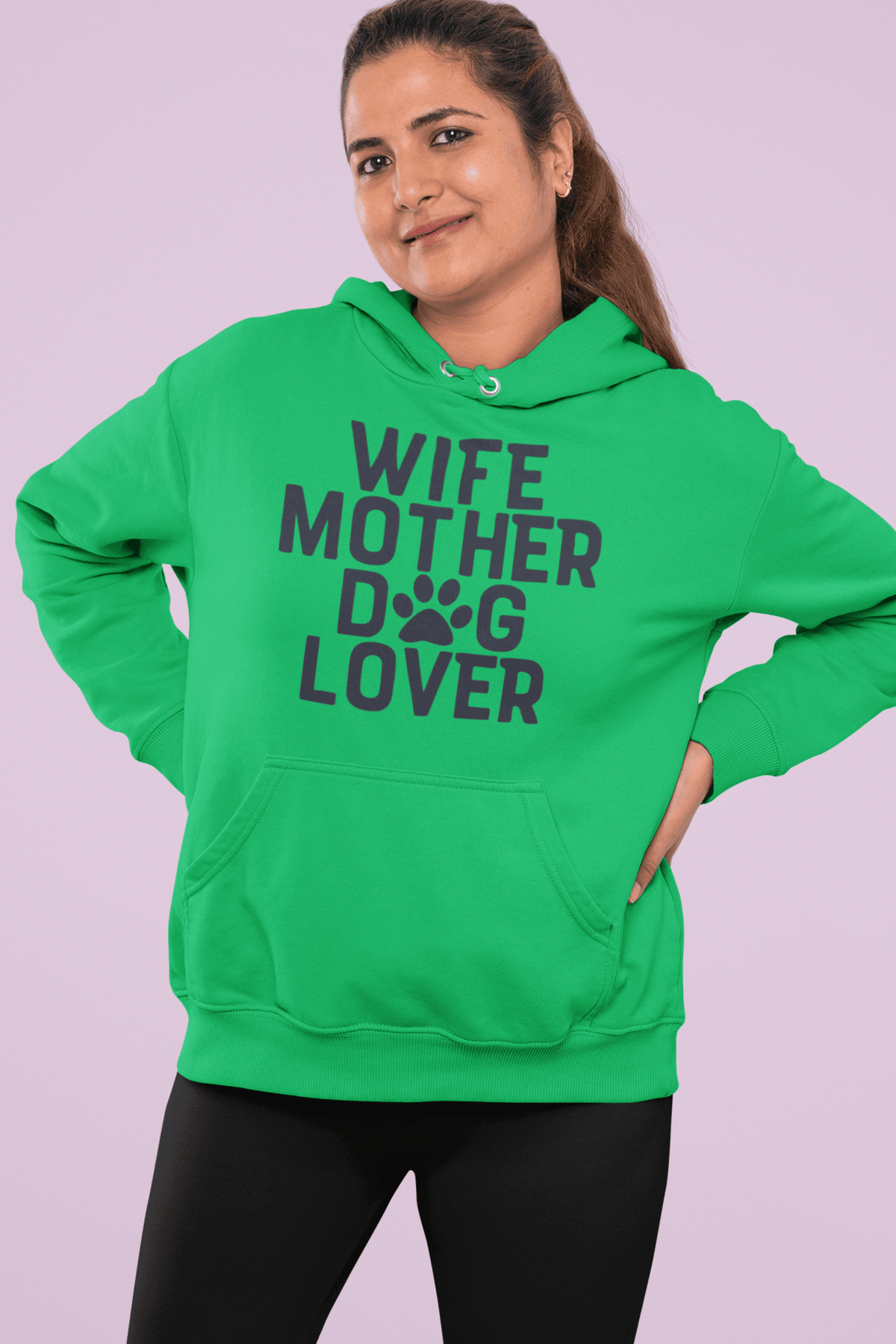 Wife Mother Dog Lover Hooded Sweatshirt - Shih Tzu Gifts