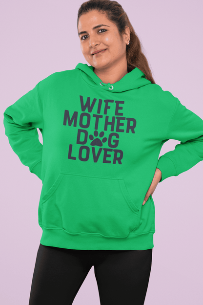 Wife Mother Dog Lover Hooded Sweatshirt - Shih Tzu Gifts