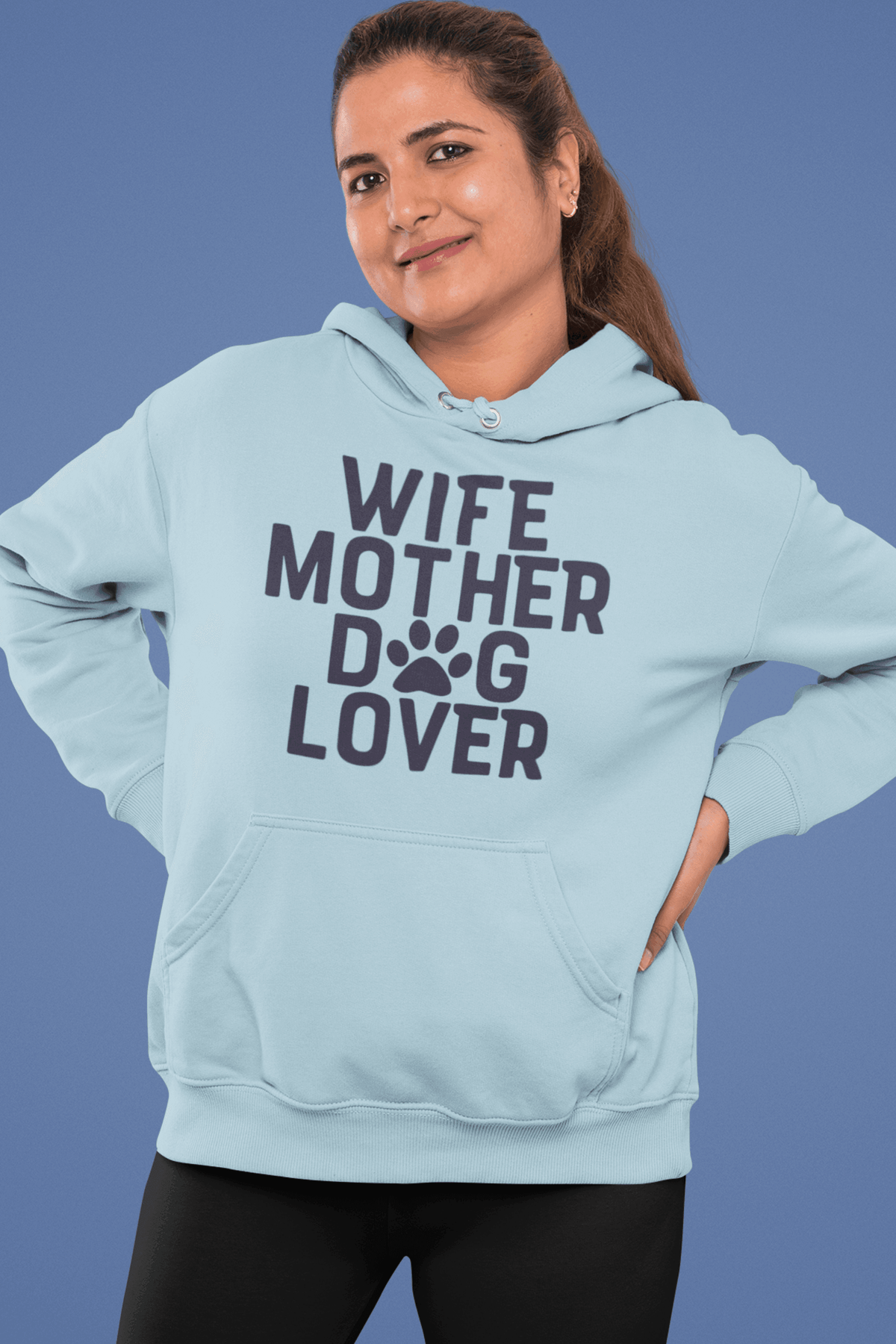 Wife Mother Dog Lover Hooded Sweatshirt - Shih Tzu Gifts
