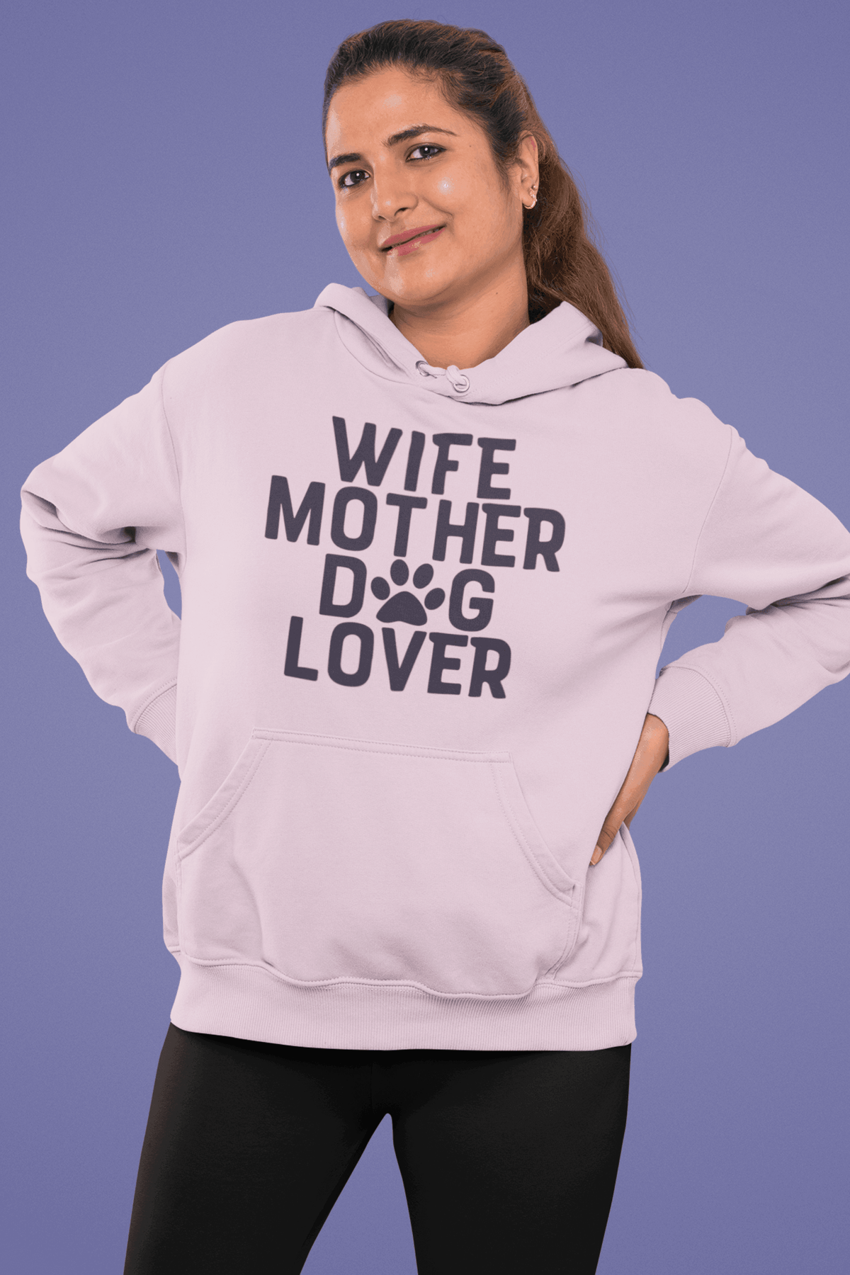 Wife Mother Dog Lover Hooded Sweatshirt - Shih Tzu Gifts