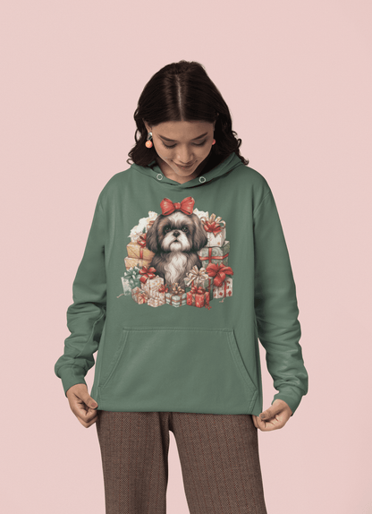 Christmas Gifts Shih Tzu Hooded Sweatshirt - Shih Tzu Gifts