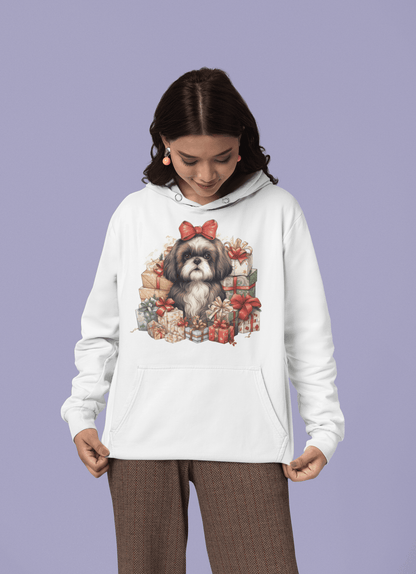 Christmas Gifts Shih Tzu Hooded Sweatshirt - Shih Tzu Gifts