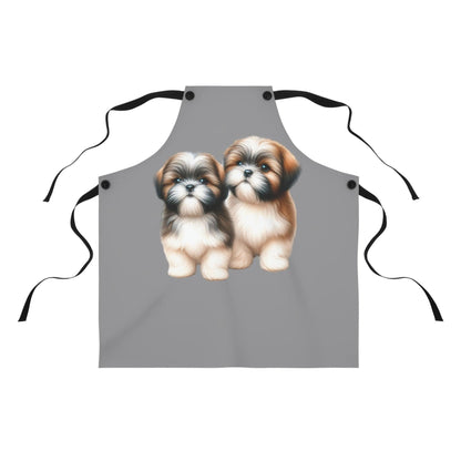 Two Babies Shih Tzu Apron - Shih Tzu Gifts