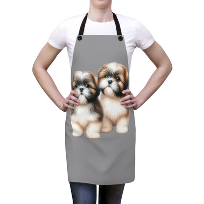Two Babies Shih Tzu Apron - Shih Tzu Gifts