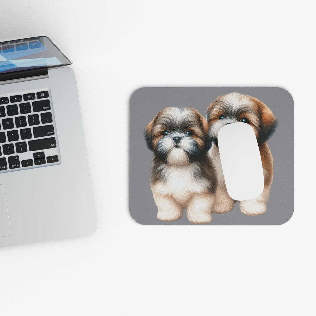 Two Babies Shih Tzu Mouse Pad - Shih Tzu Gifts