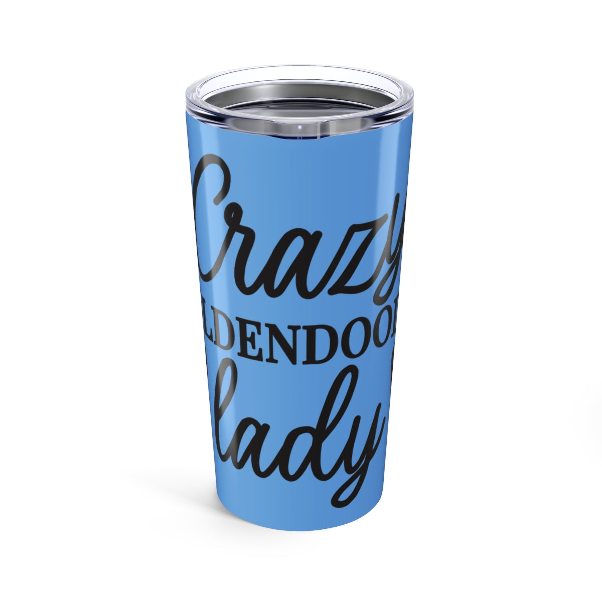 Crazy Goldendoodle Lady Tumbler - 20oz Gift for Doodle Dog Moms