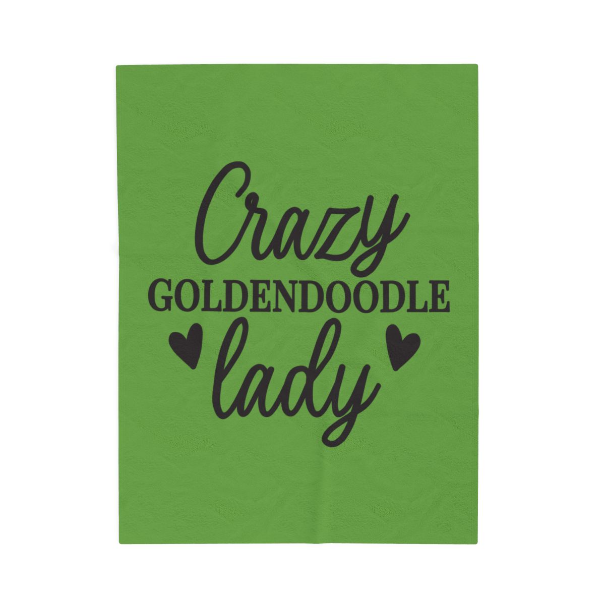 Crazy Goldendoodle Lady Blanket – Soft, Funny Gift for Dog Moms