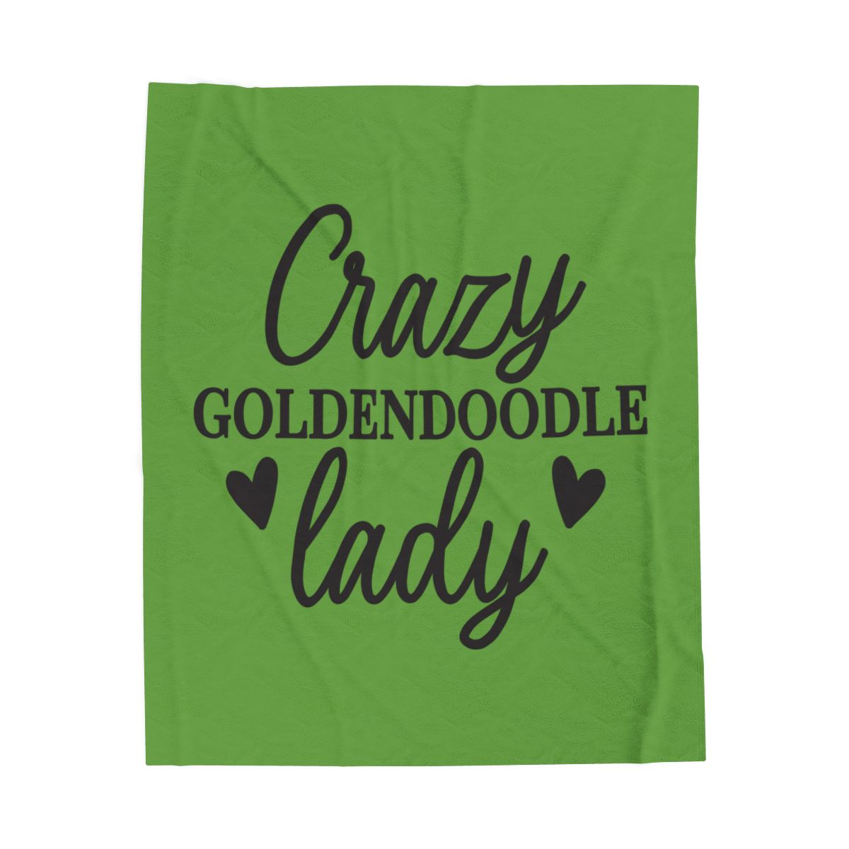 Crazy Goldendoodle Lady Blanket – Soft, Funny Gift for Dog Moms
