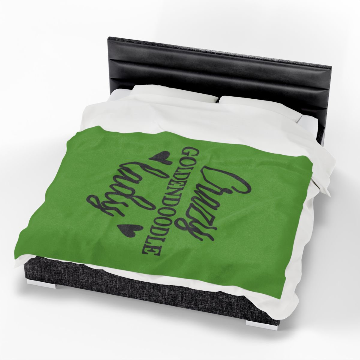 Crazy Goldendoodle Lady Blanket – Soft, Funny Gift for Dog Moms