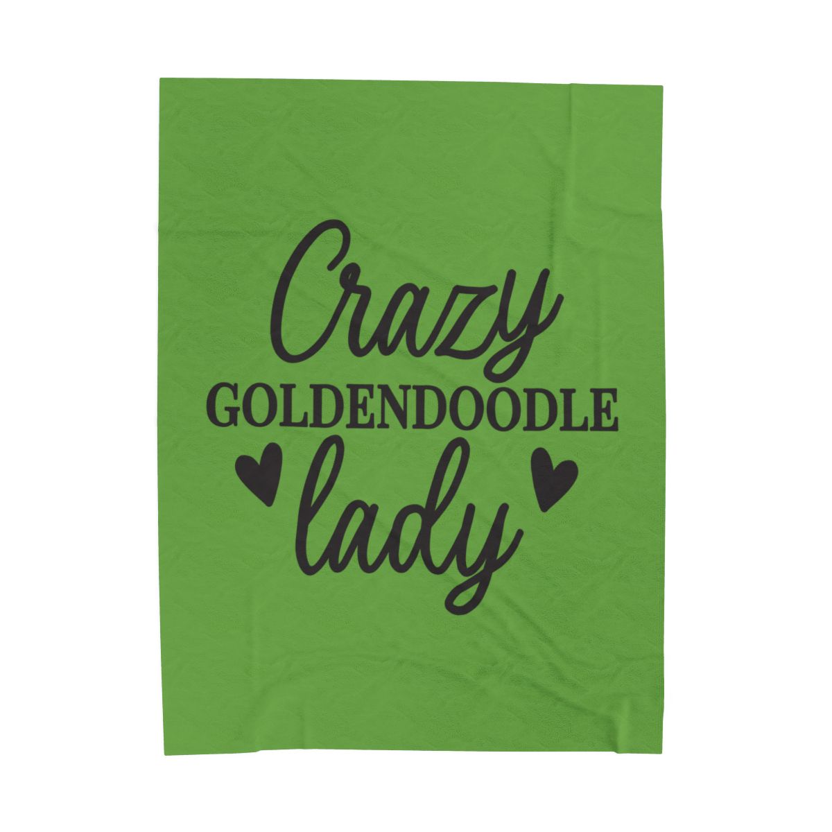 Crazy Goldendoodle Lady Blanket – Soft, Funny Gift for Dog Moms