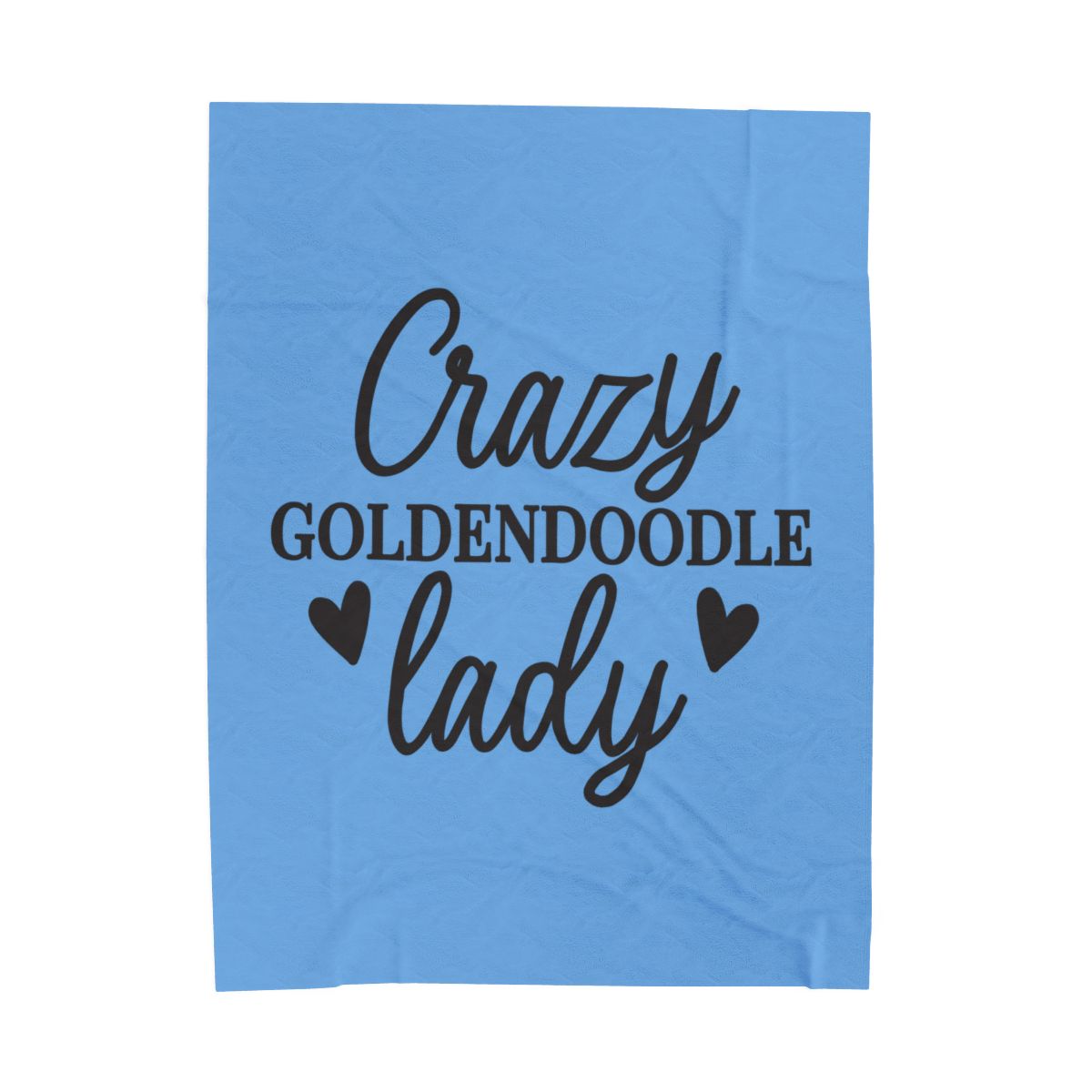 Crazy Goldendoodle Lady Blanket – Soft, Funny Gift for Dog Moms