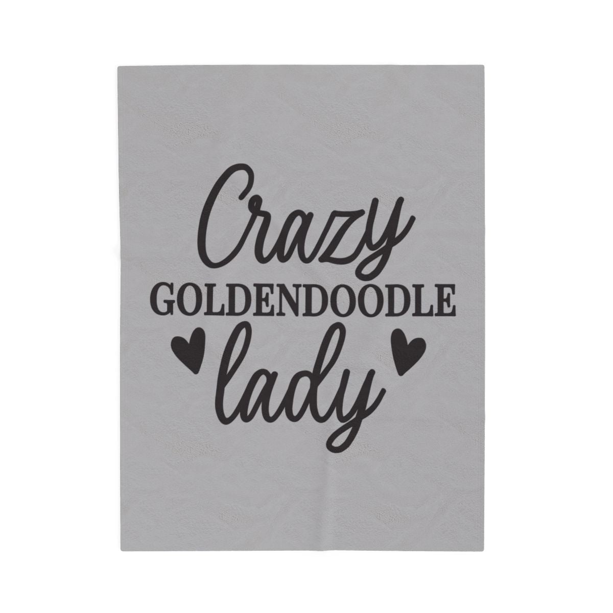 Crazy Goldendoodle Lady Blanket – Soft, Funny Gift for Dog Moms