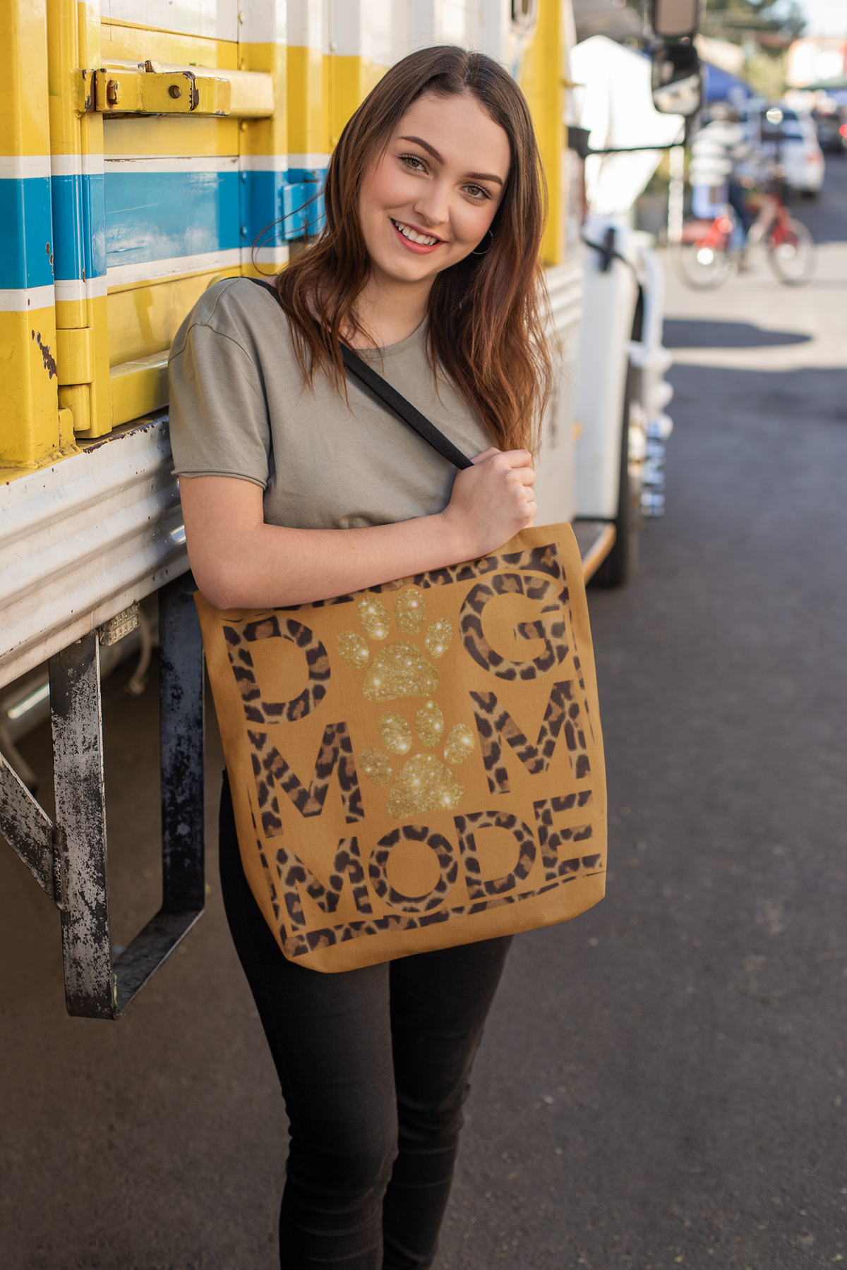 Dog Mom Mode Tote Bag – Stylish & Durable Gift for Pet Moms