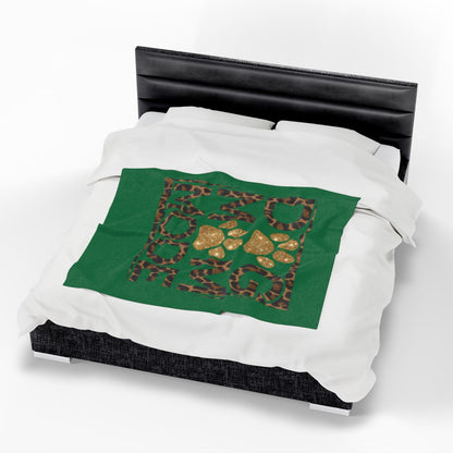 Dog Mom Mode Blanket – Cozy Gift for Shih Tzu & Dog Lovers