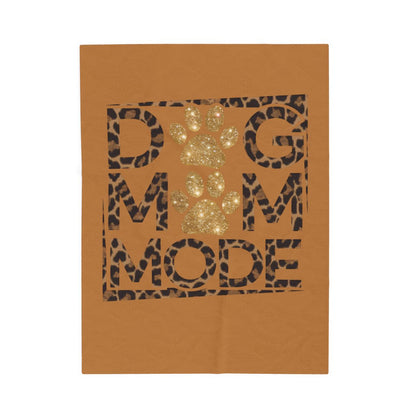 Dog Mom Mode Blanket – Cozy Gift for Shih Tzu & Dog Lovers